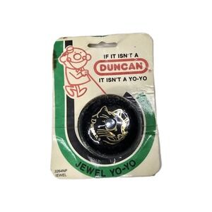 Vintage 1980s SEALED DUNCAN YO-YO CAT with BLUE JEWEL EYE Toy Vtg Collectible‎
